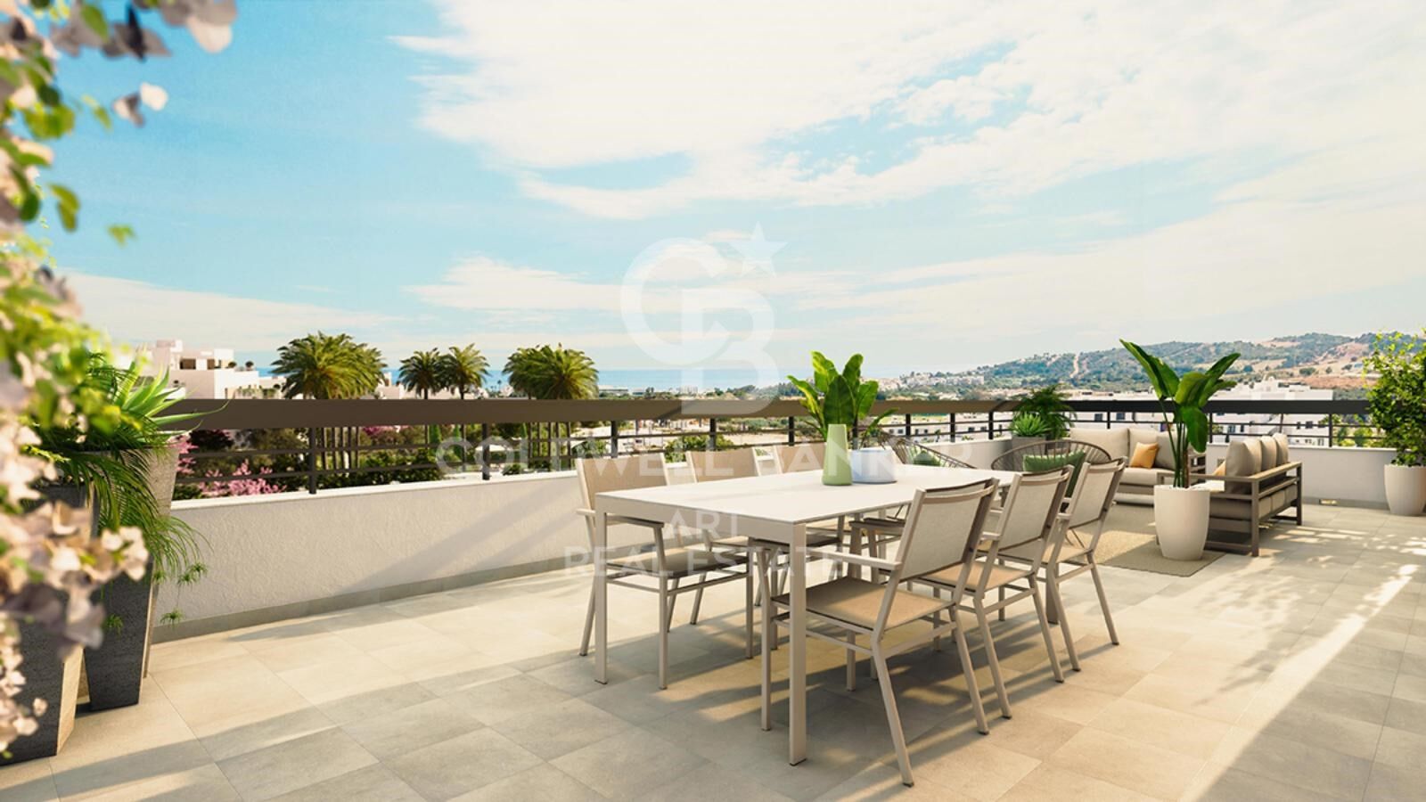 Spacieux appartements orientés sud-ouest à Estepona