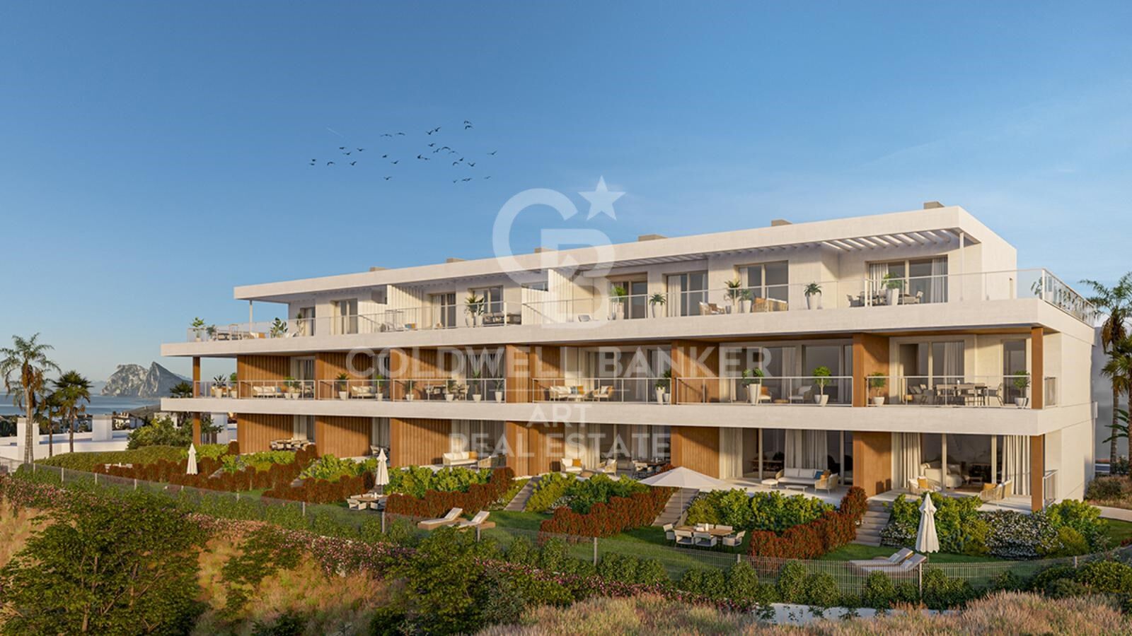 Neu gebaute Immobilien mit Meer- und Bergblick in La Alcaidesa