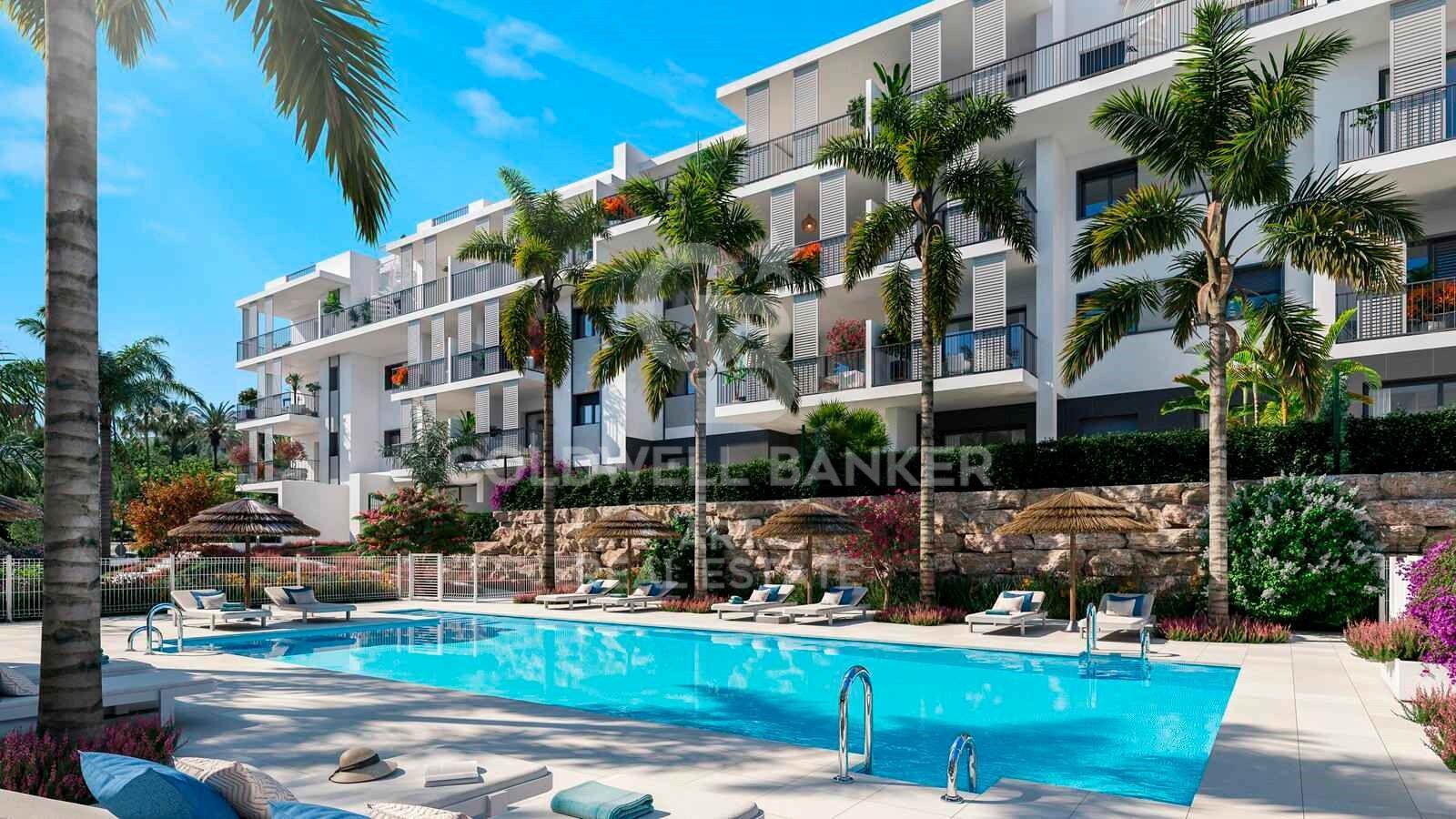 Spectacular newly built flat in the centre of Estepona