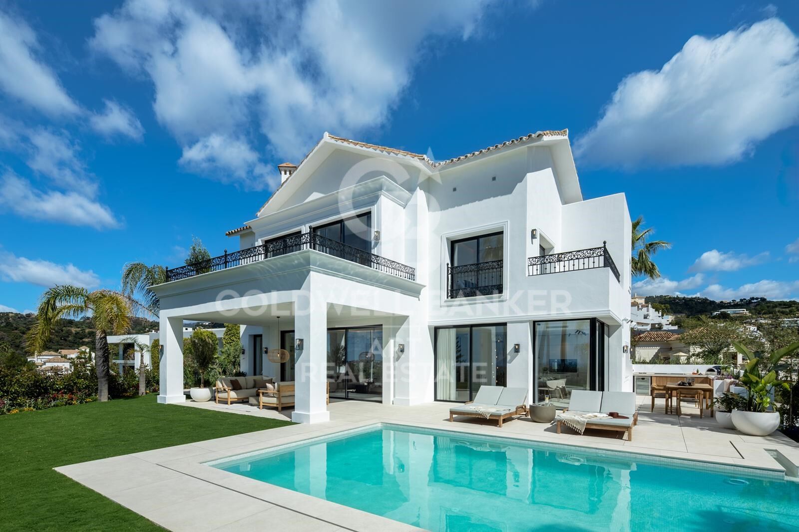 Villa méditerranéenne de luxe avec vue panoramique à Los Arqueros, Benahavís