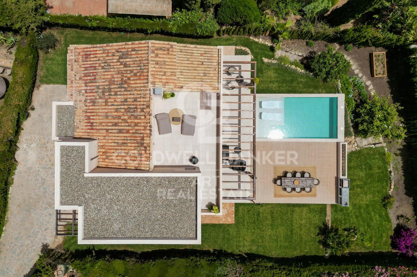 Villa mediterránea moderna con vistas al mar en Paraiso Alto, Benahavís