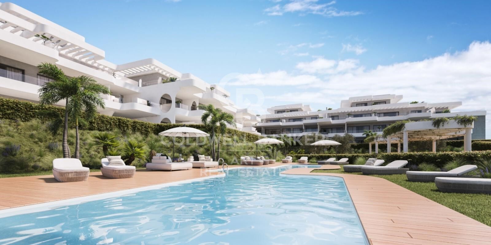 Nouveau développement avec des maisons très spacieuses à Estepona