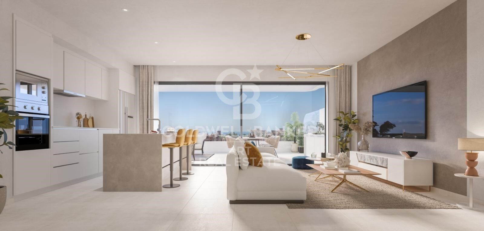 Nouveau développement avec des maisons très spacieuses à Estepona