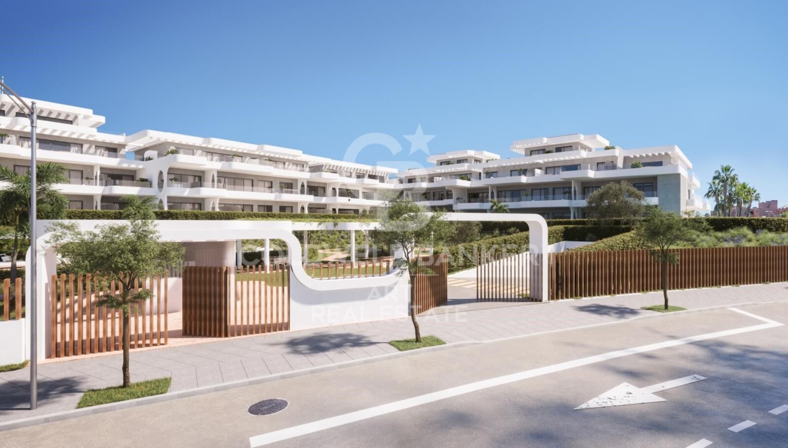 Nouveau développement avec des maisons très spacieuses à Estepona