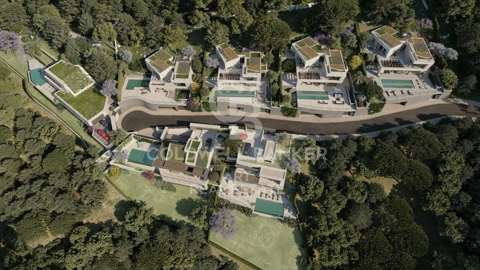 Modern villas with sea views and infinity pools near Málaga City