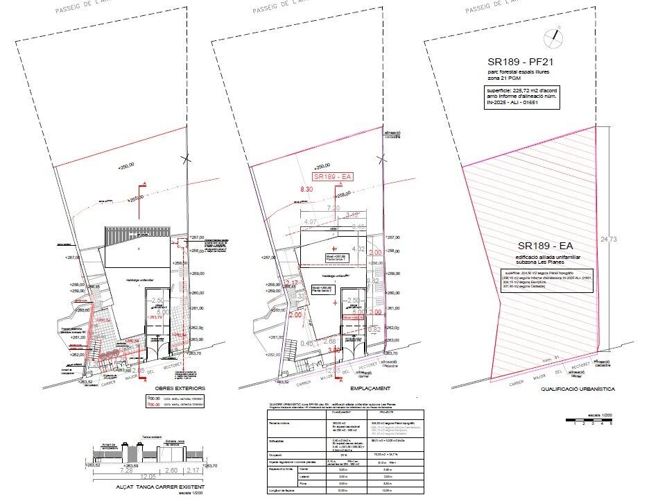 Terreno urbano con proyecto en venta en Major del Rectoret con proyecto presentado en el ayuntamiento