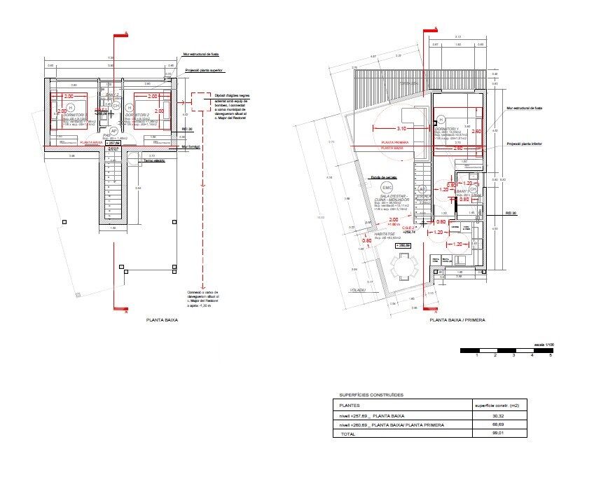 Terreno urbano con proyecto en venta en Major del Rectoret con proyecto presentado en el ayuntamiento