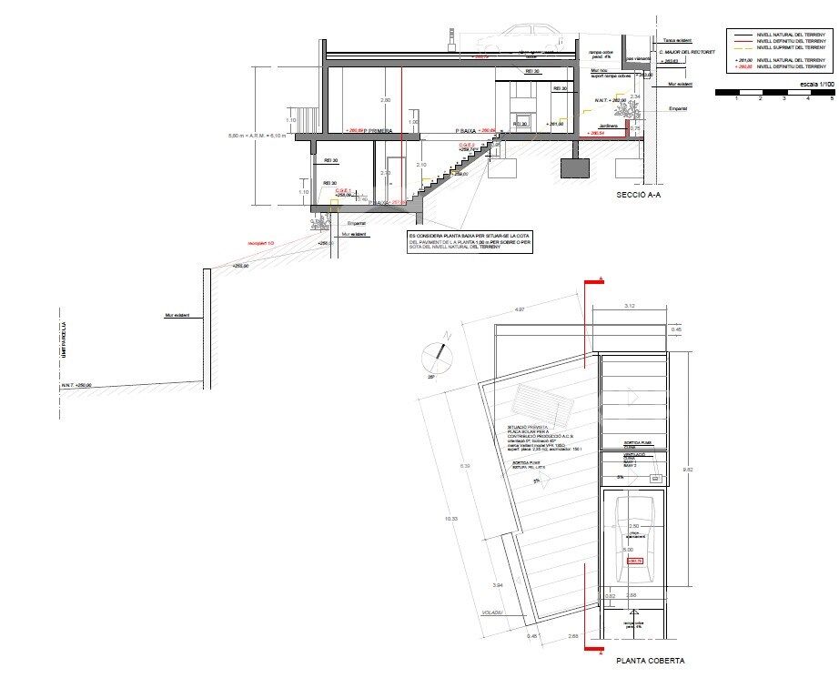 Land with project for sale in Major del Rectoret