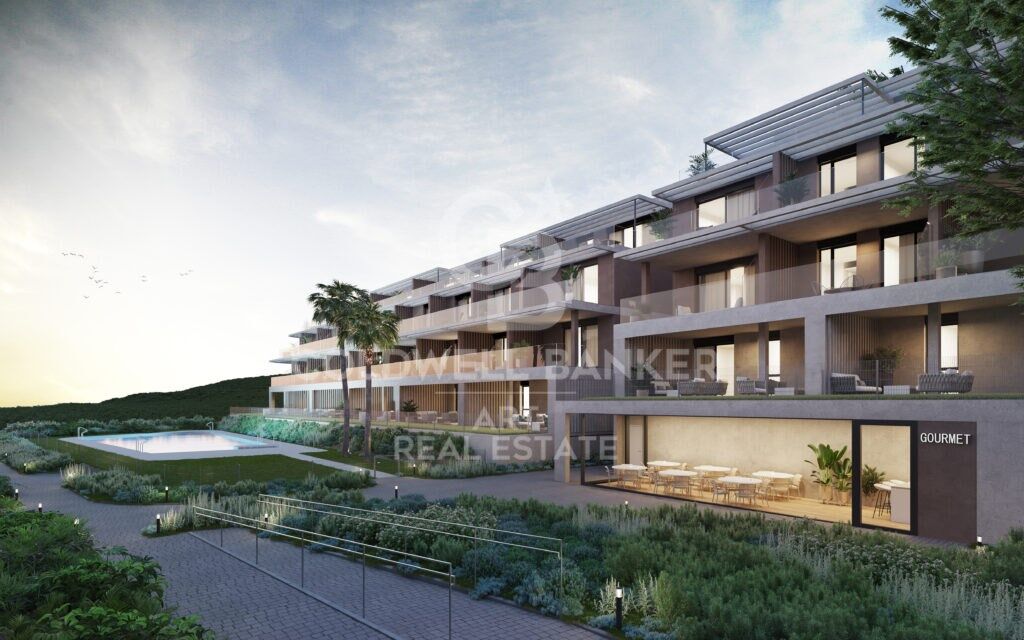 Newly built homes with spectacular views of Estepona Bay
