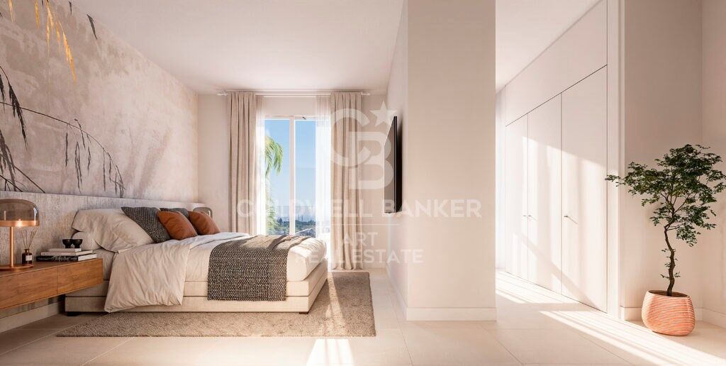 Neu gebaute Häuser mit spektakulärem Blick auf die Bucht von Estepona