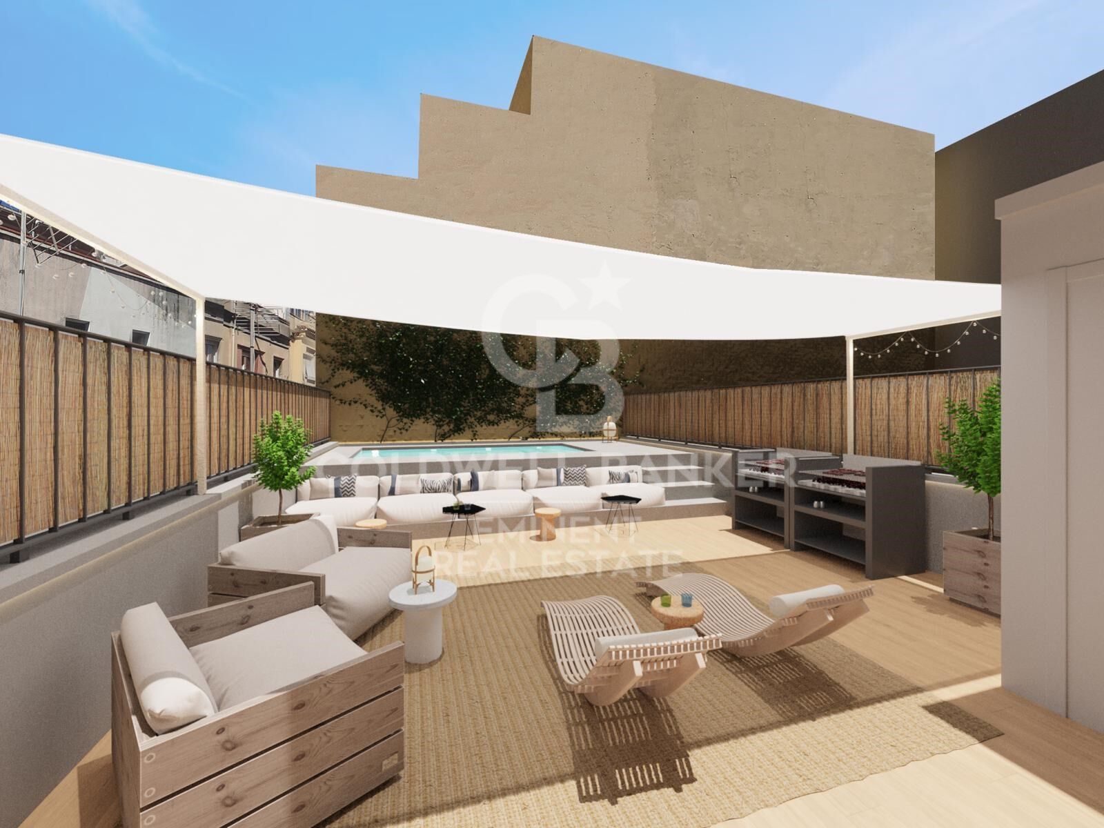 107m² Duplex with Private Terrace and Communal Pool - Sants