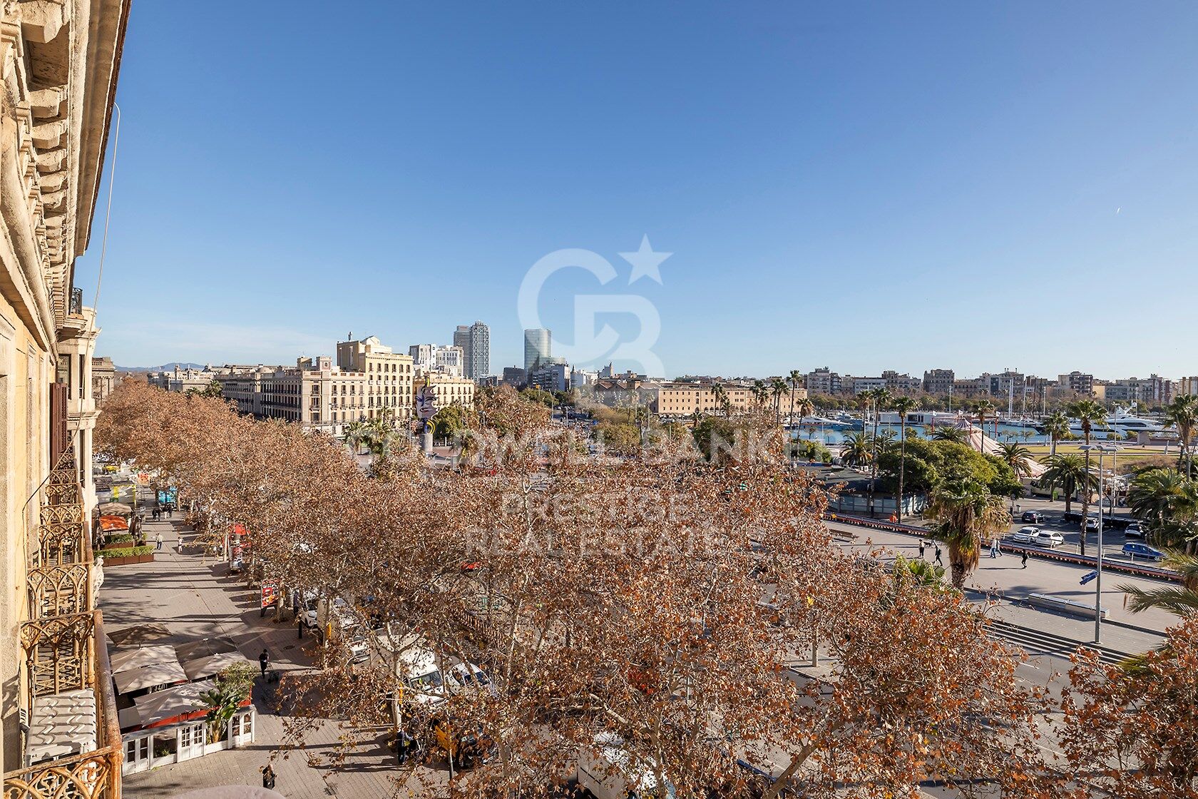 Last units facing the Port of Barcelona.