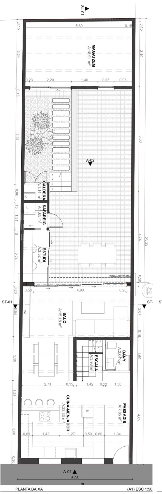 Terraced house for sale on Carrer del Foc Follet, Bon Pastor, Sant Andreu