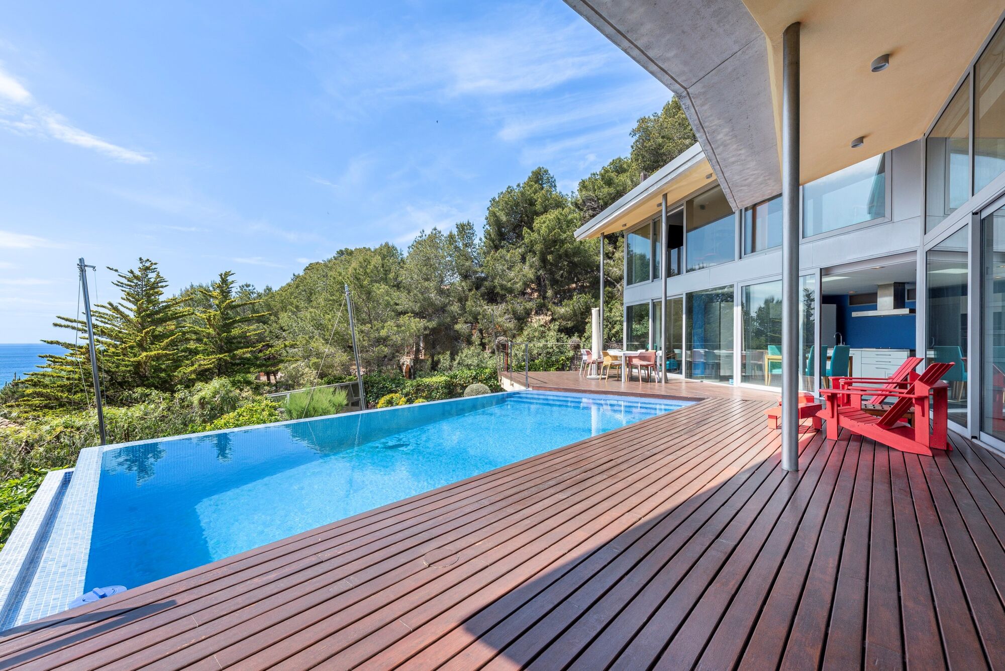 Contemporary villa with panoramic sea views in Tarragona