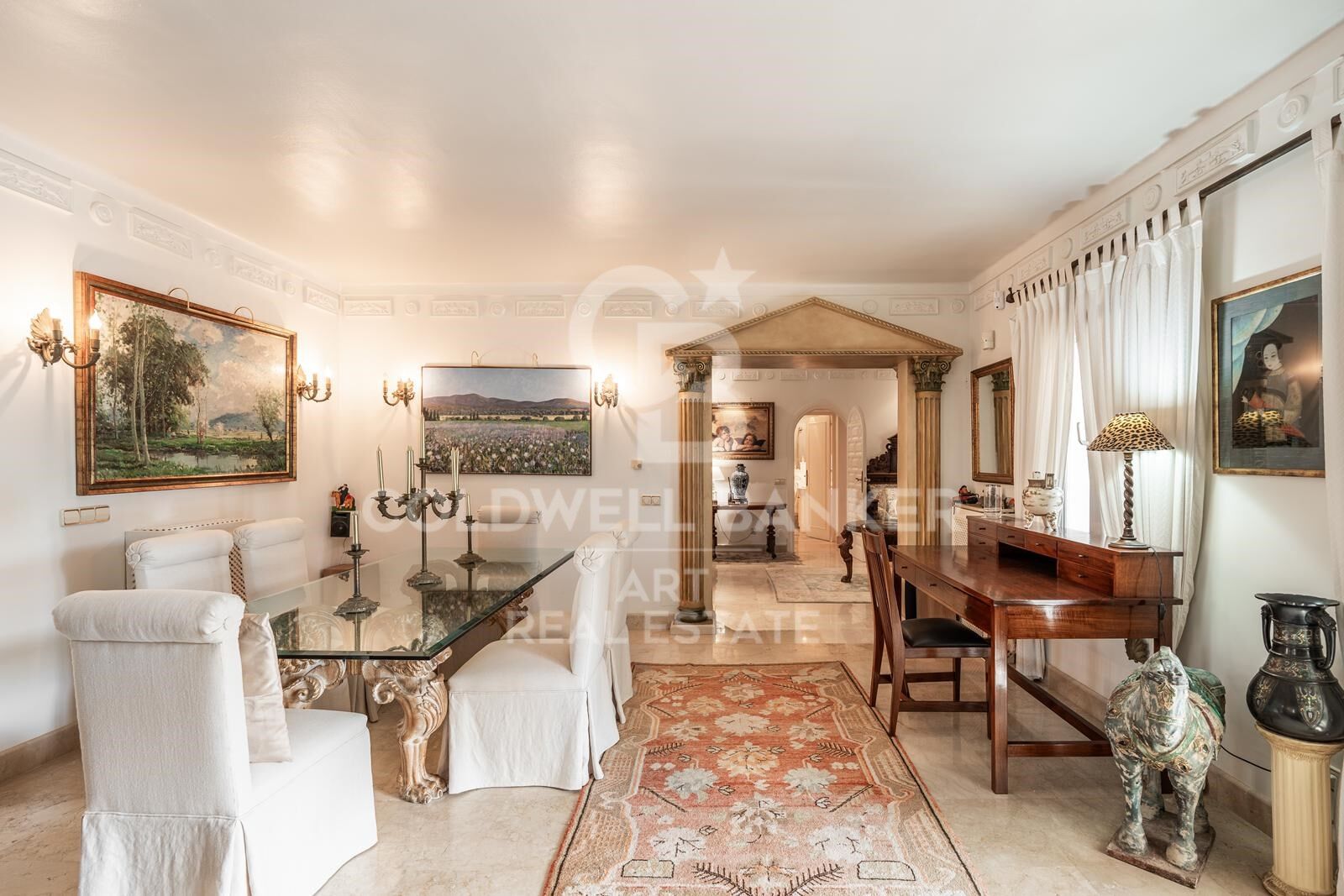 Frontline golf villa with privacy in Guadalmina Sur, Marbella