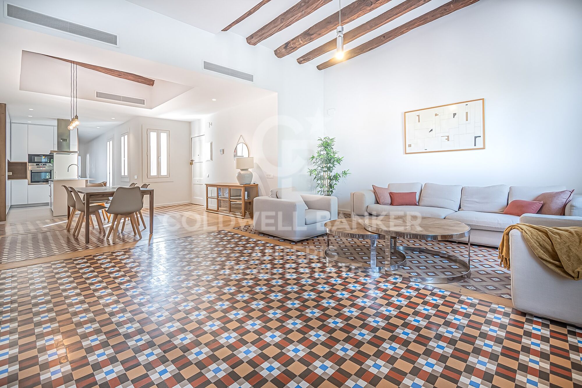 Spacious and bright apartment in a classical building