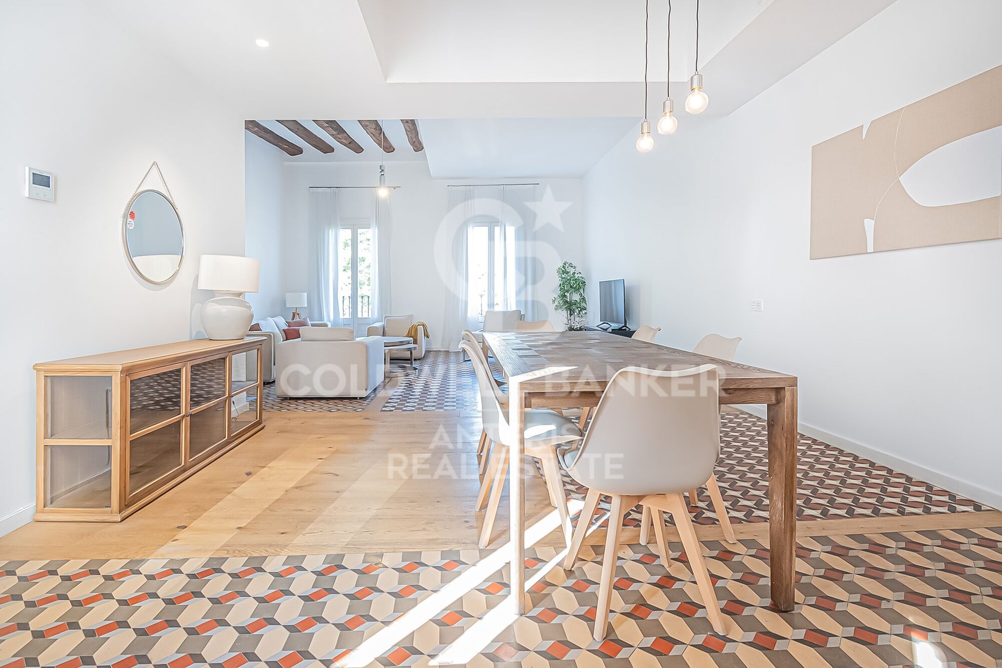 Spacious and bright apartment in a classical building