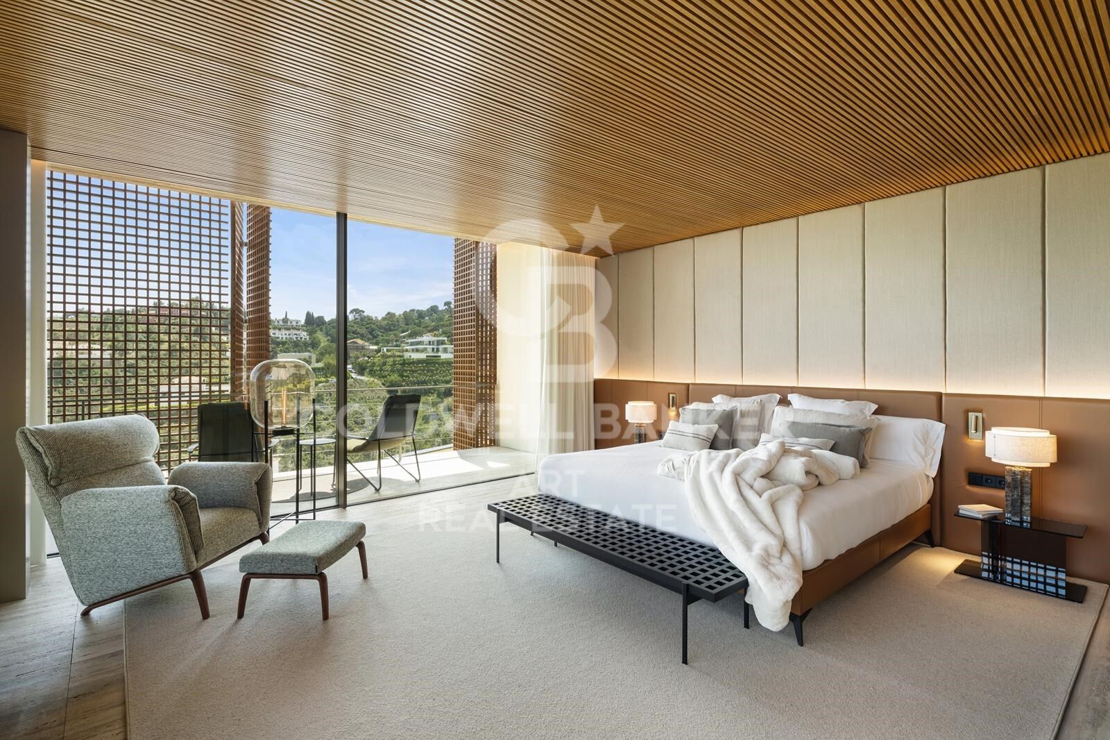 Chef-d'uvre architectural avec vue panoramique sur la mer à El Madroñal