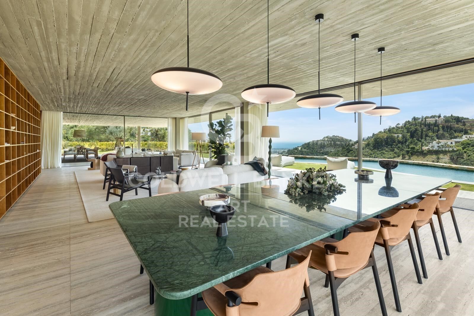 Obra maestra arquitectónica con vistas panorámicas al mar en El Madroñal