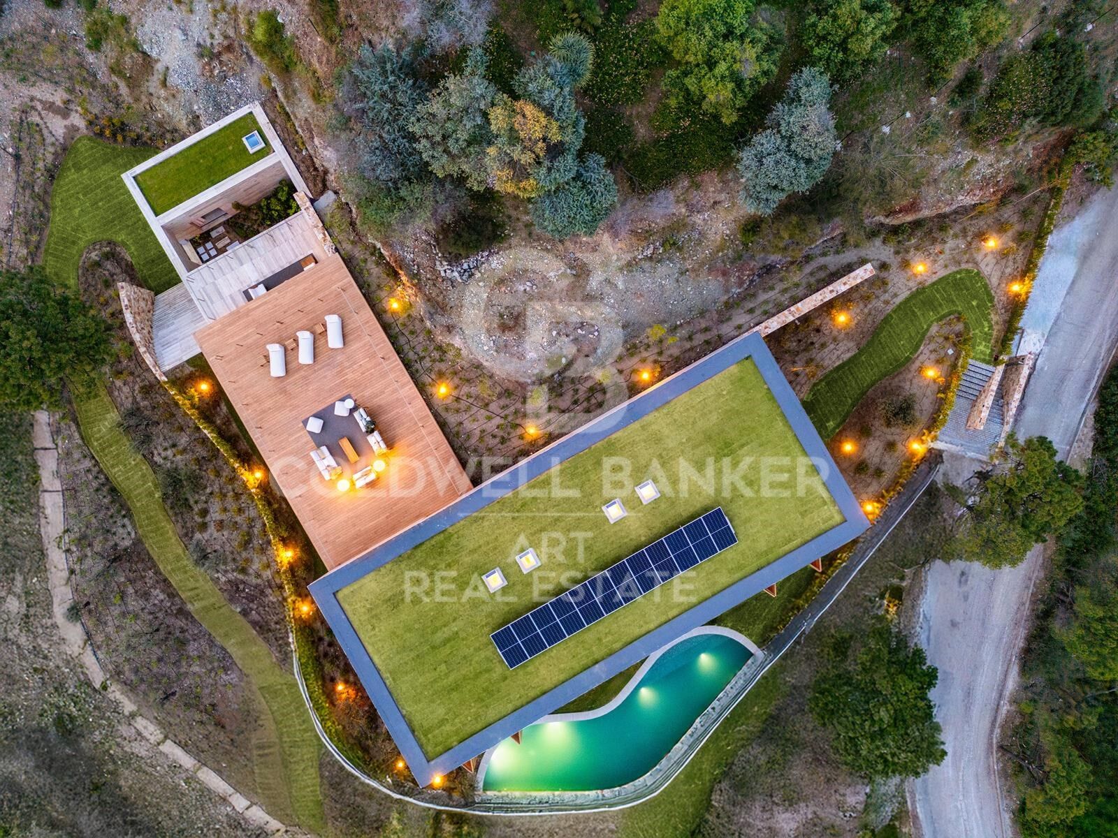 Obra maestra arquitectónica con vistas panorámicas al mar en El Madroñal