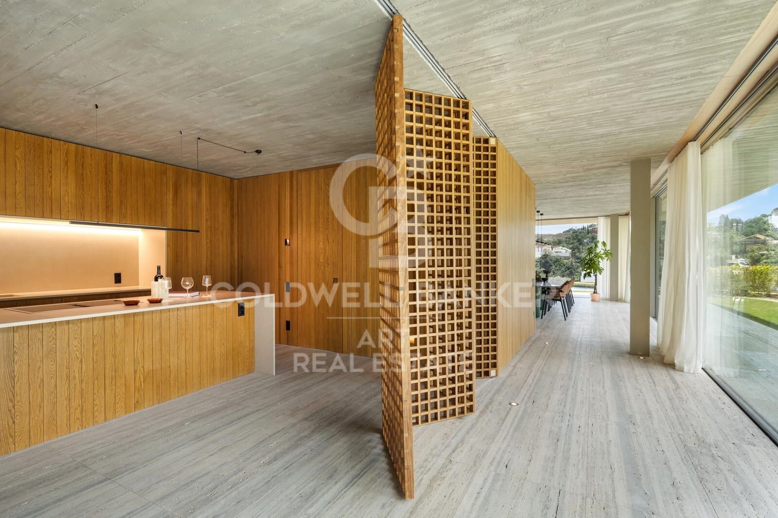 Obra maestra arquitectónica con vistas panorámicas al mar en El Madroñal