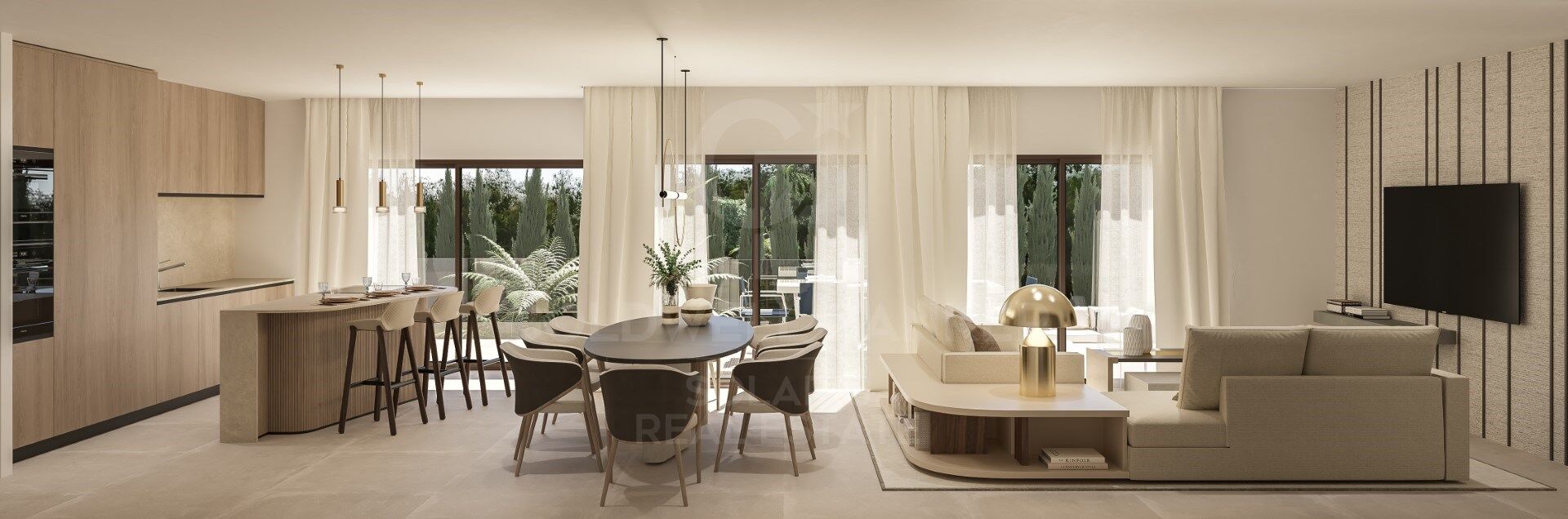 Villa Odon - Villa moderne à Javea avec vue sur la montagne et la mer.