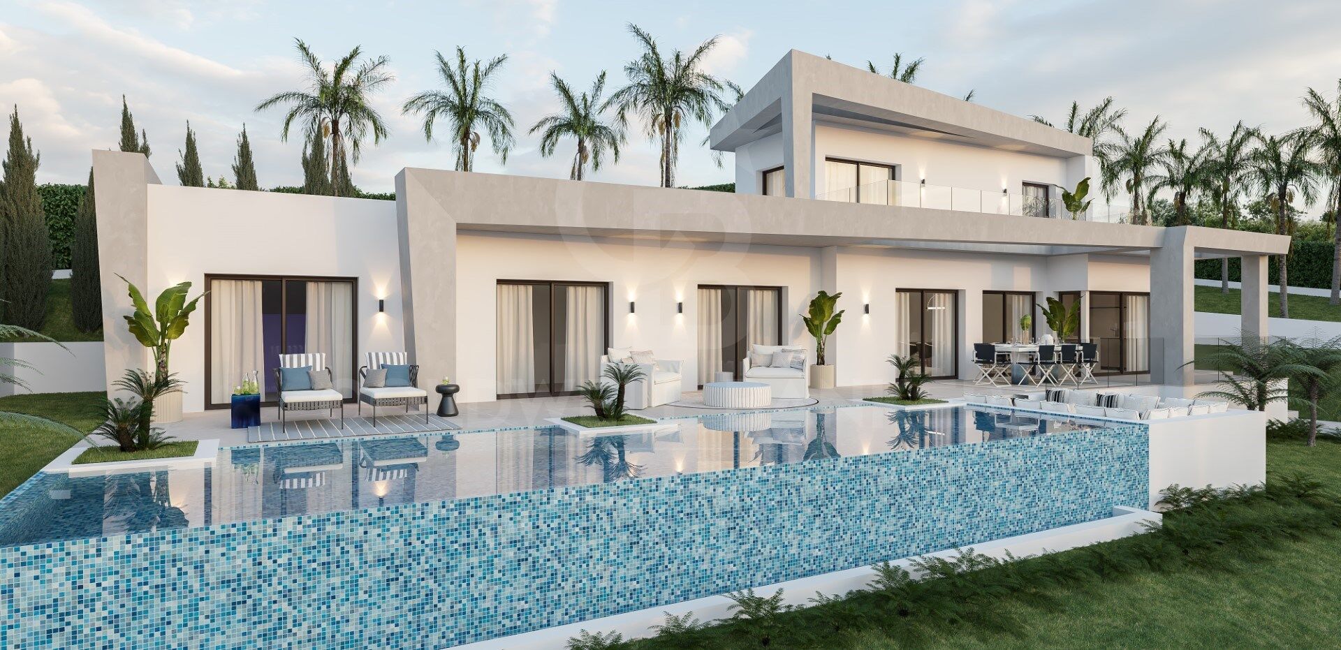 Villa Odon - Moderne Villa in Javea mit Blick auf die Berge und das Meer.