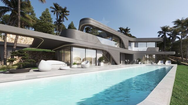 Villa Enigma - Fantástica villa de diseño con vistas panorámicas en Jávea