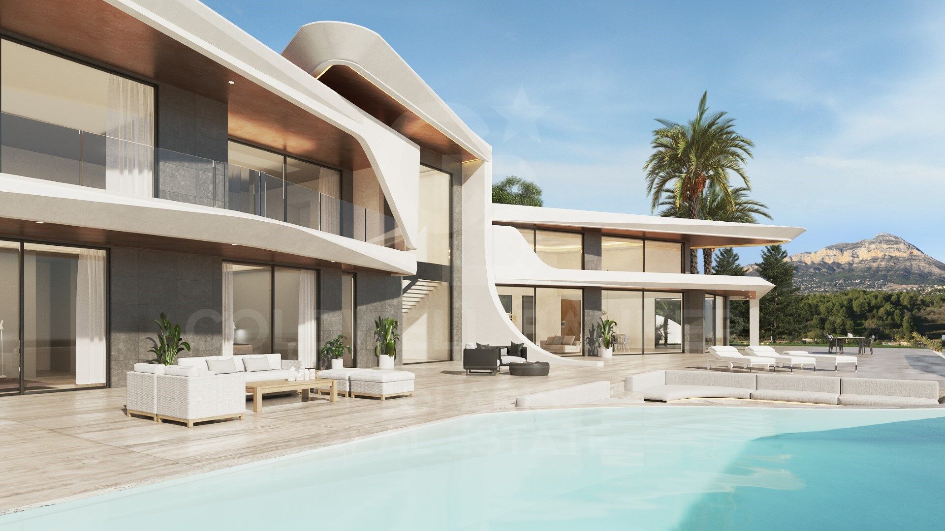 Villa Cosmos - Espectacular y preciosa villa de diseño curvo en Jávea