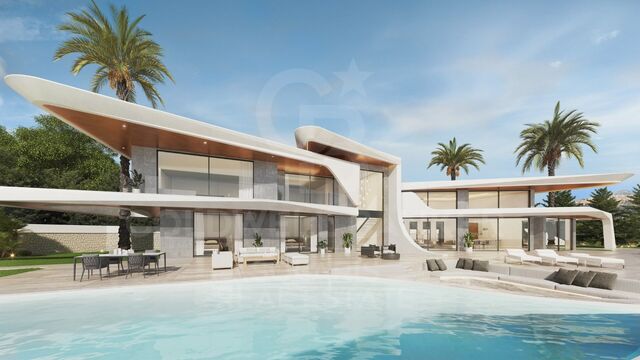 Villa Cosmos - Espectacular y preciosa villa de diseño curvo en Jávea