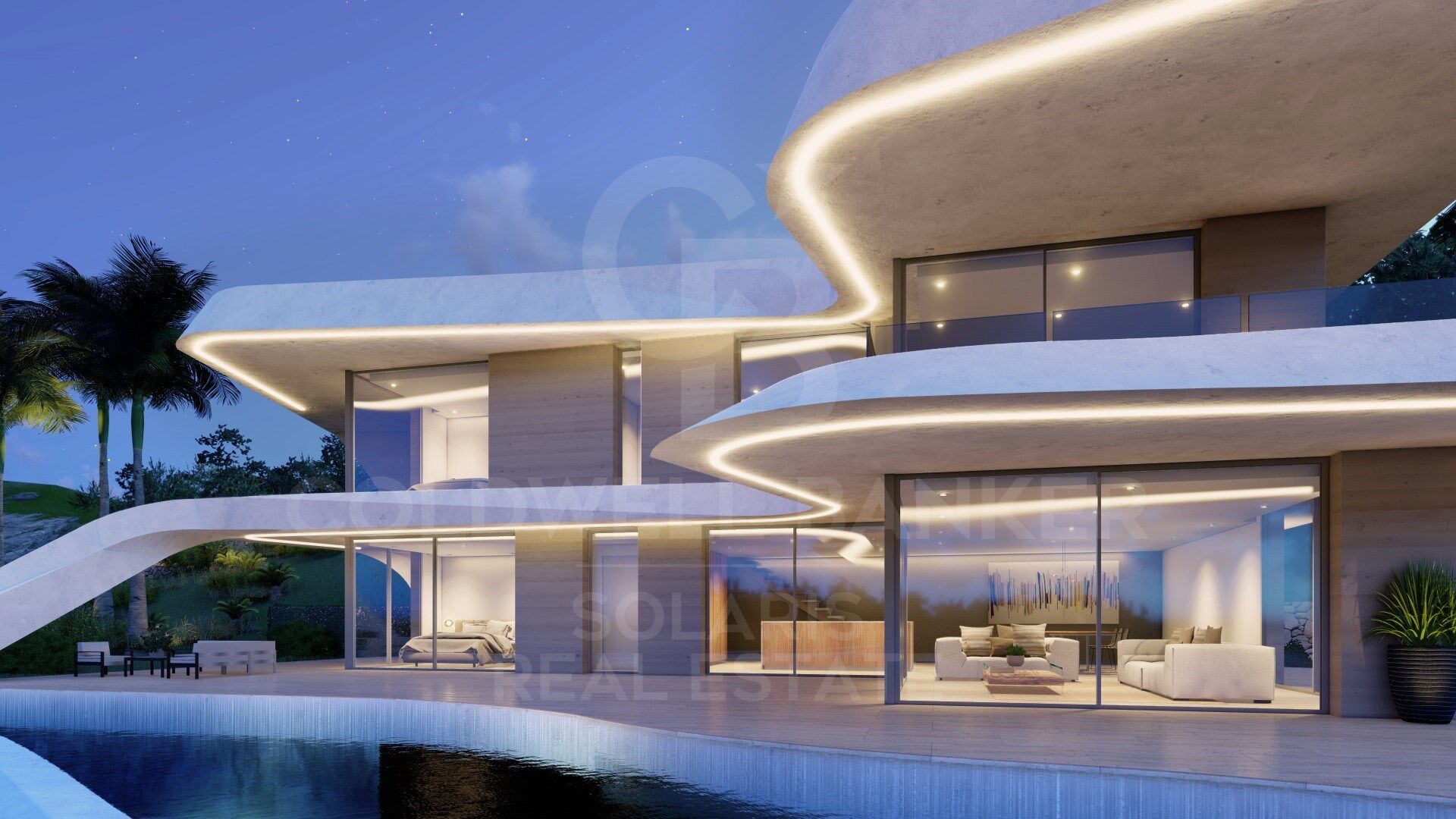 Villa Chronos - Villa moderna, cerca de la playa con vistas panorámicas