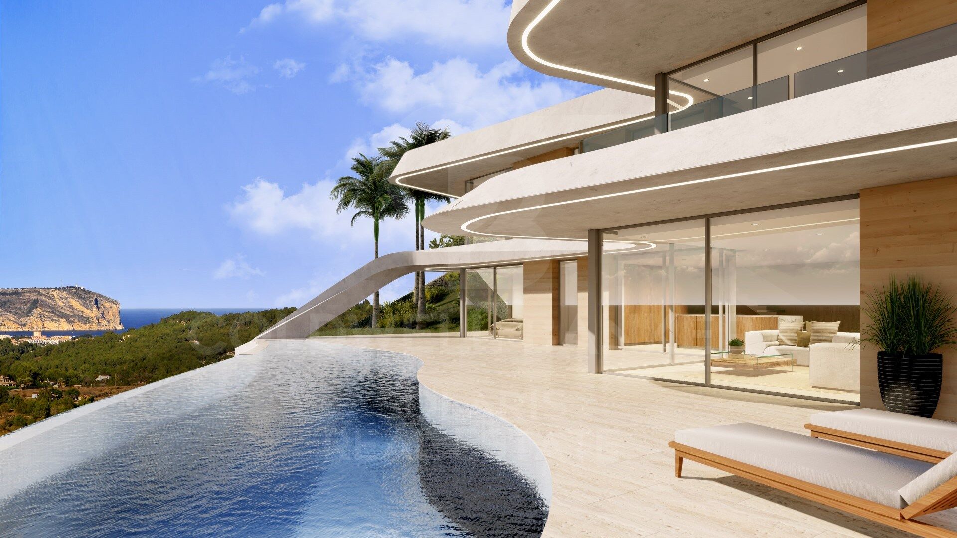 Villa Chronos - Modern villa, close to the beach with panoramic views