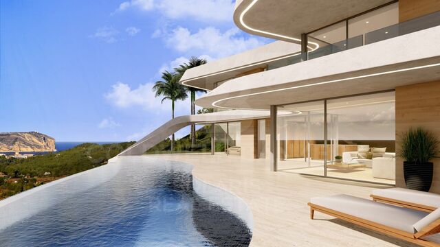 Villa Chronos - Villa moderne, proche de la plage avec vue panoramique