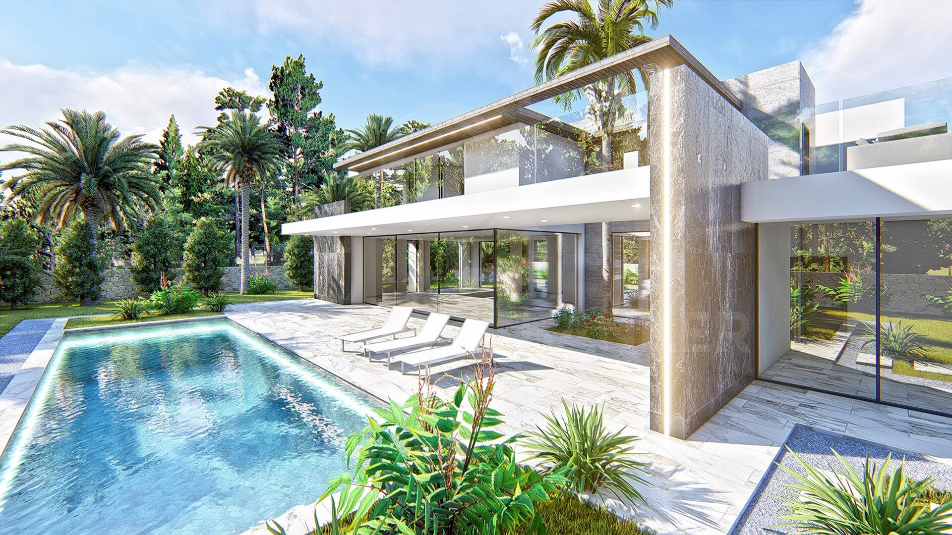 Villa Rhea - Combinación de diseño con vistas panorámicas en Jávea