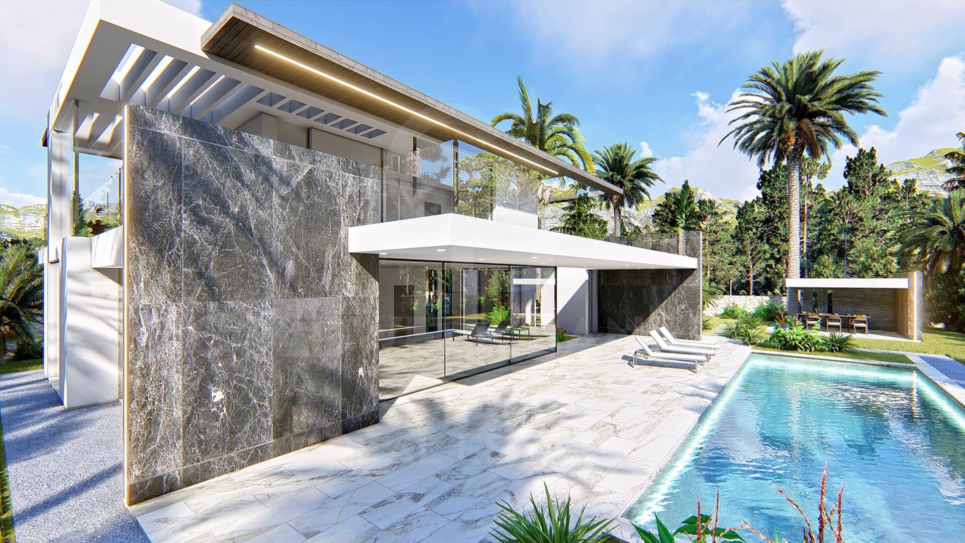 Villa Rhea - Combinación de diseño con vistas panorámicas en Jávea