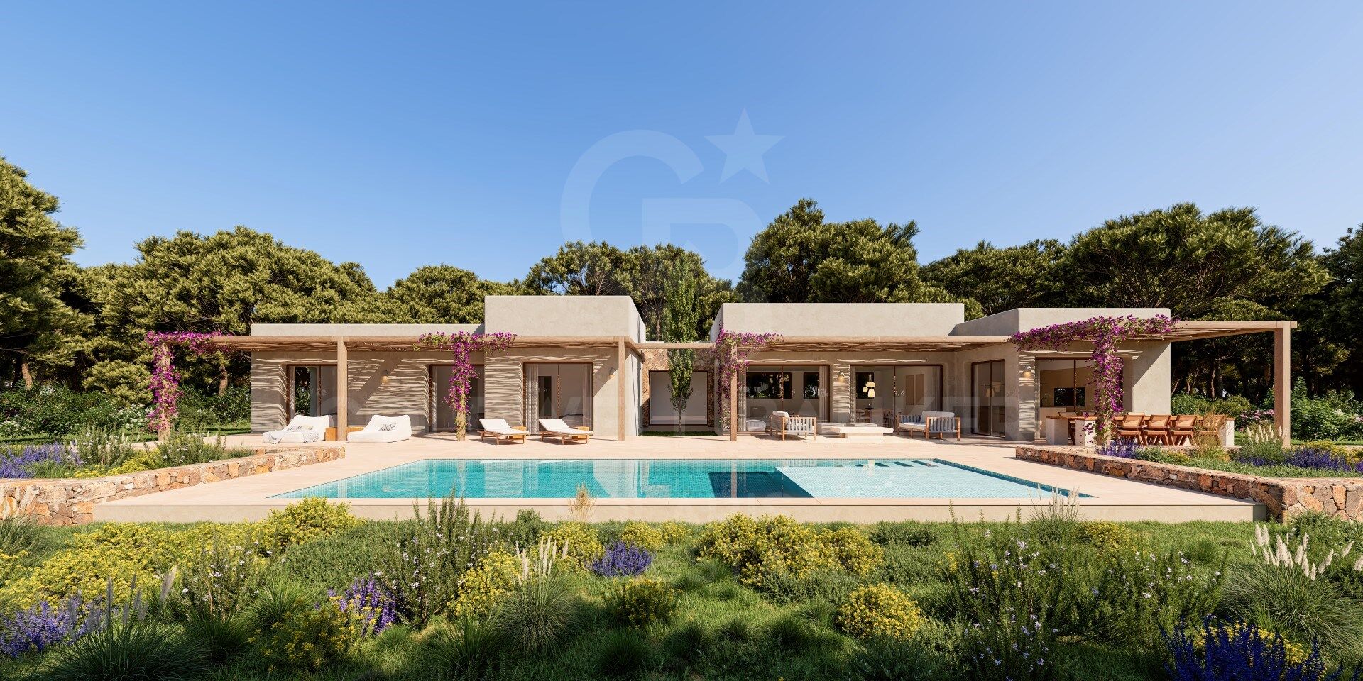 Villa Posidonia - Ibiza : l'élégance dans un cadre naturel