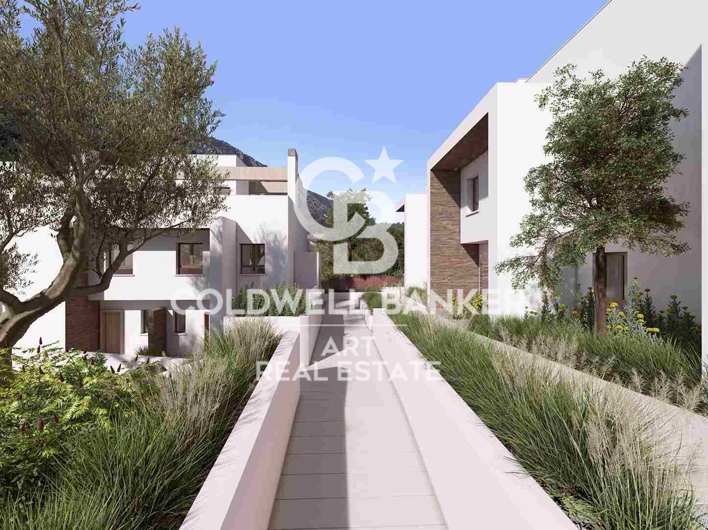 Semi-detached houses with views of Gibraltar in Istán