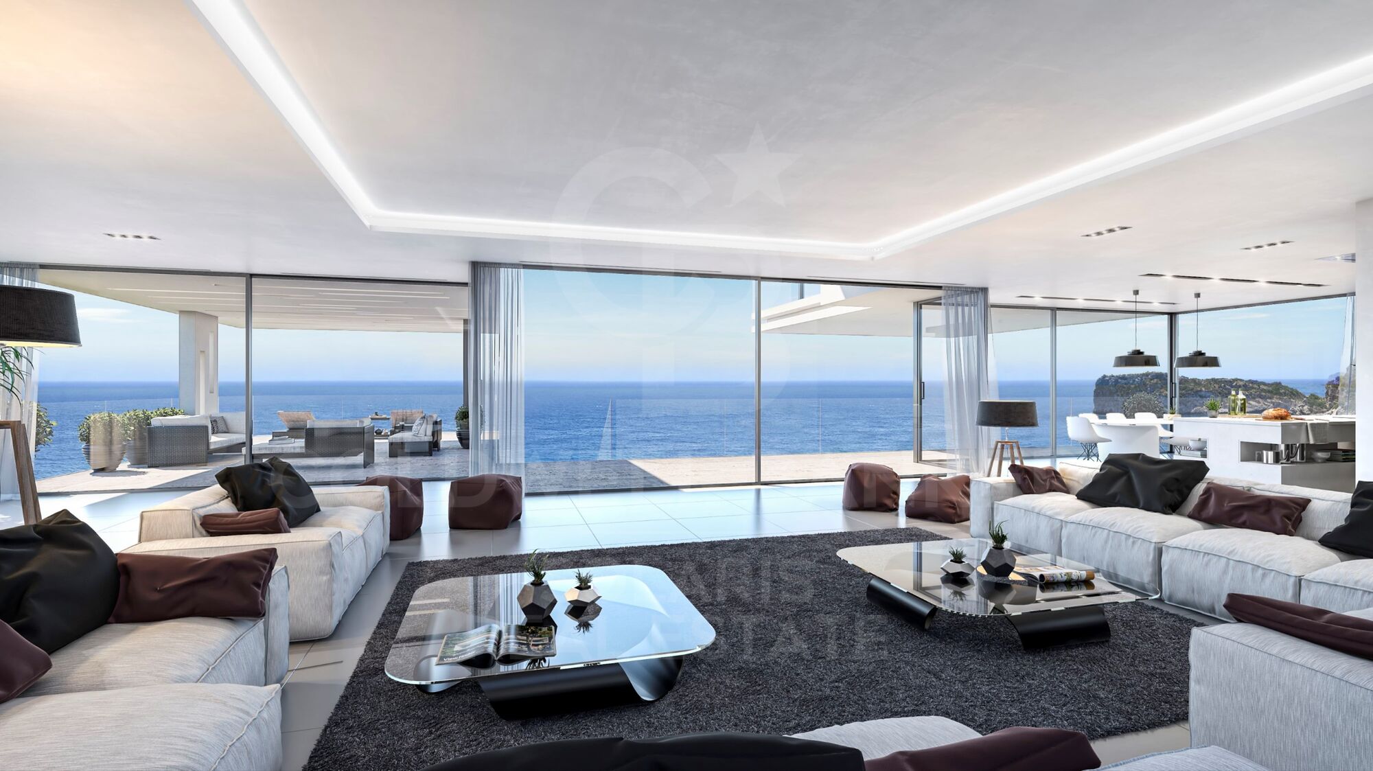 Villa Ariadna - Exklusives Design in erster Meereslinie mit spektakulärem Meerblick.
