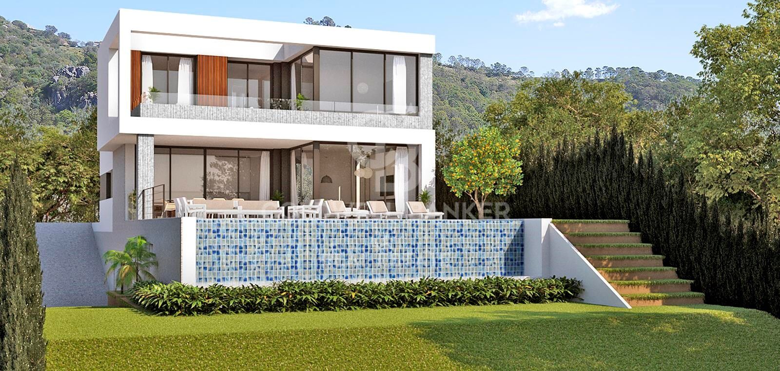 Exklusive Villa mit Panoramablick in Sant Angelo, Benalmadenaal