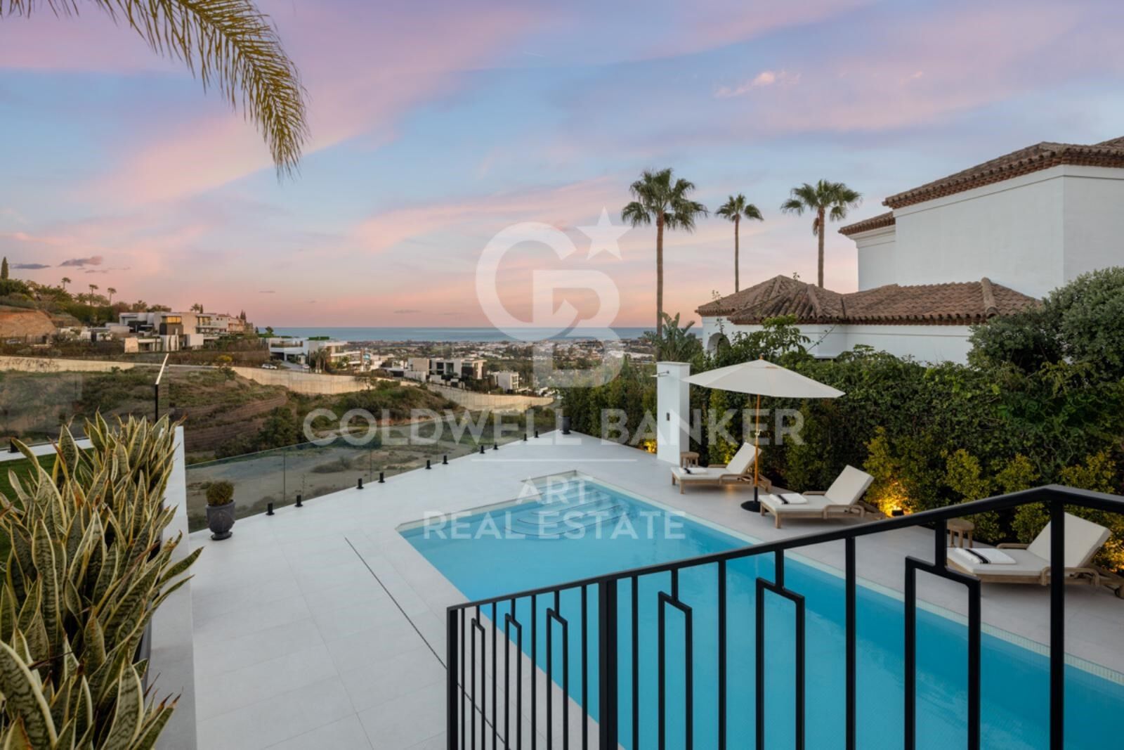 Villa moderna y elegante con impresionantes vistas al Mediterráneo, Benahavís, Marbella