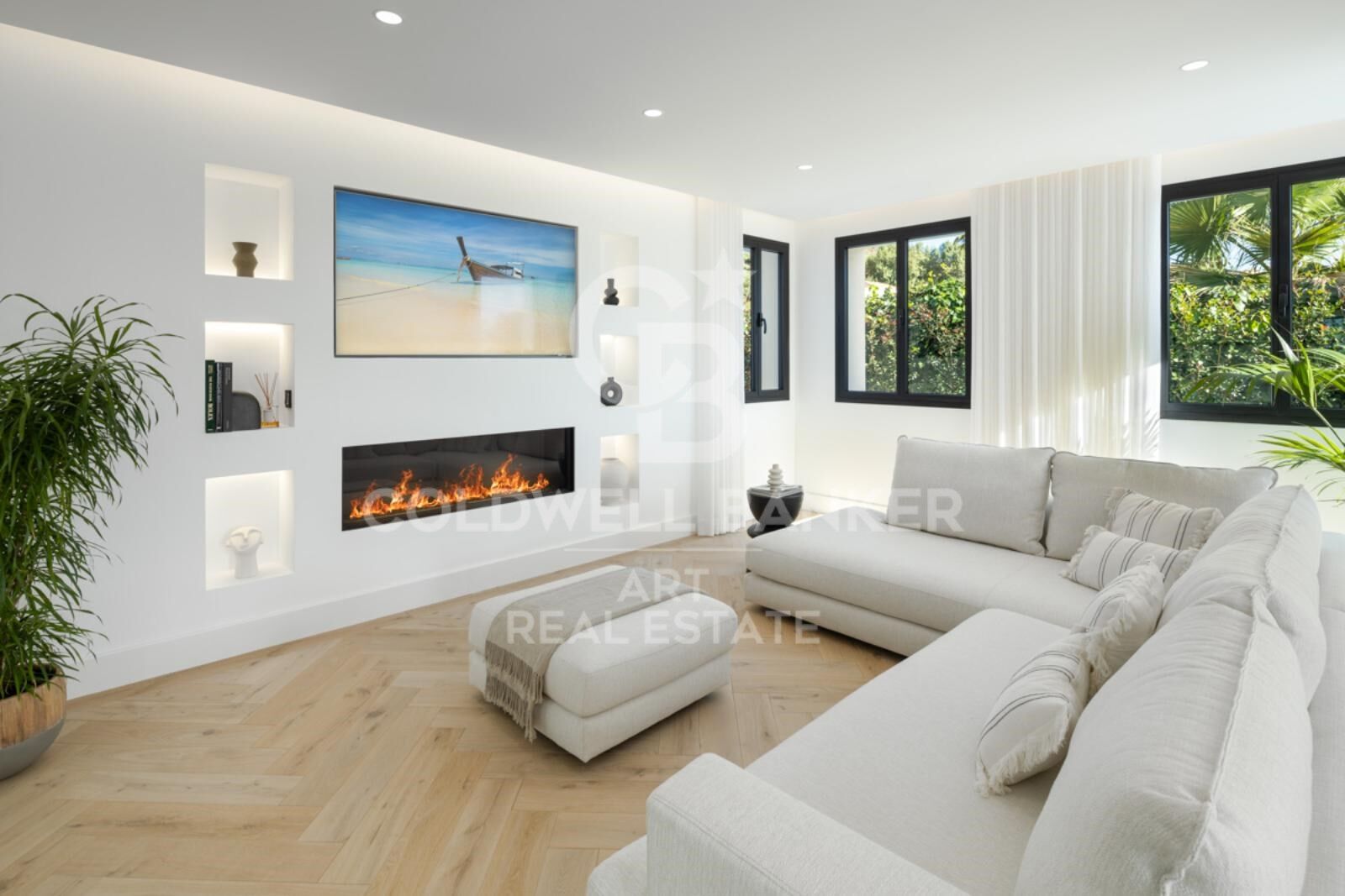 Elegante moderne Villa mit atemberaubendem Blick auf das Mittelmeer, Benahavís, Marbella
