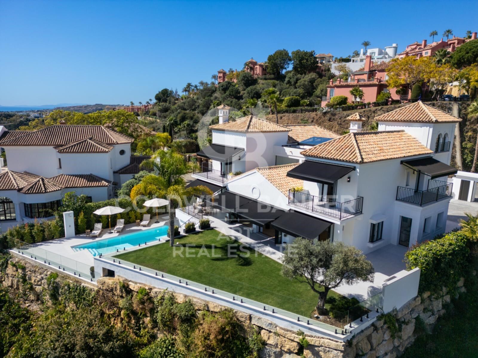 Villa moderne élégante avec vue imprenable sur la Méditerranée, Benahavís, Marbella