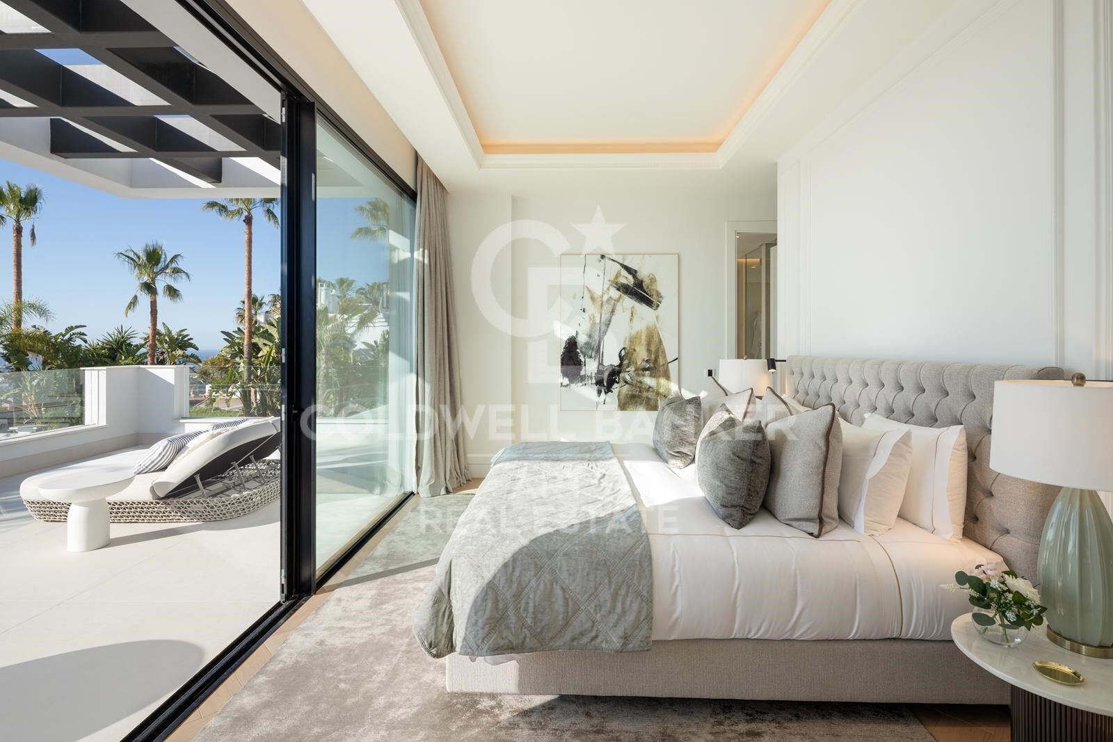 Moderne Luxusvilla mit Panoramablick in Monte Halcones, Benahavís