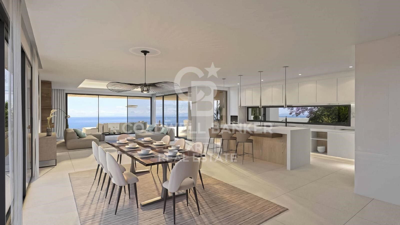 Luxury villa with panoramic sea view in Bahía de las Rocas, Manilva