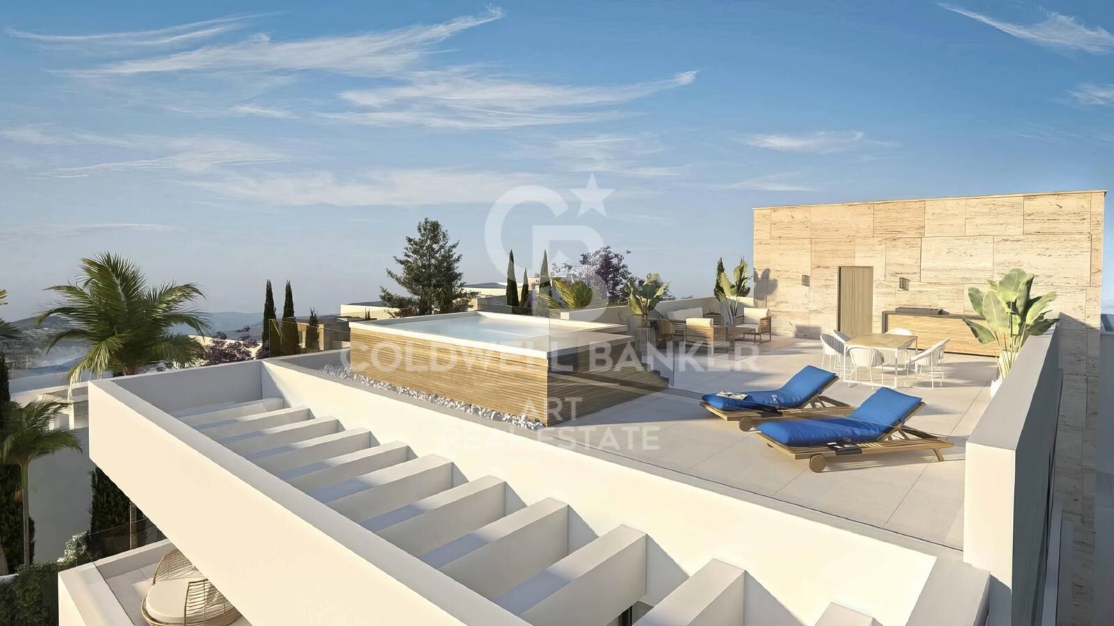 Luxury villa with panoramic sea view in Bahía de las Rocas, Manilva