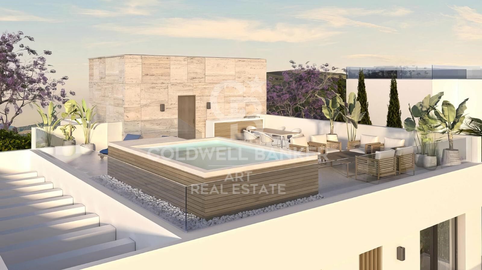 Luxusvilla mit Panoramablick auf das Meer in Bahía de las Rocas, Manilva