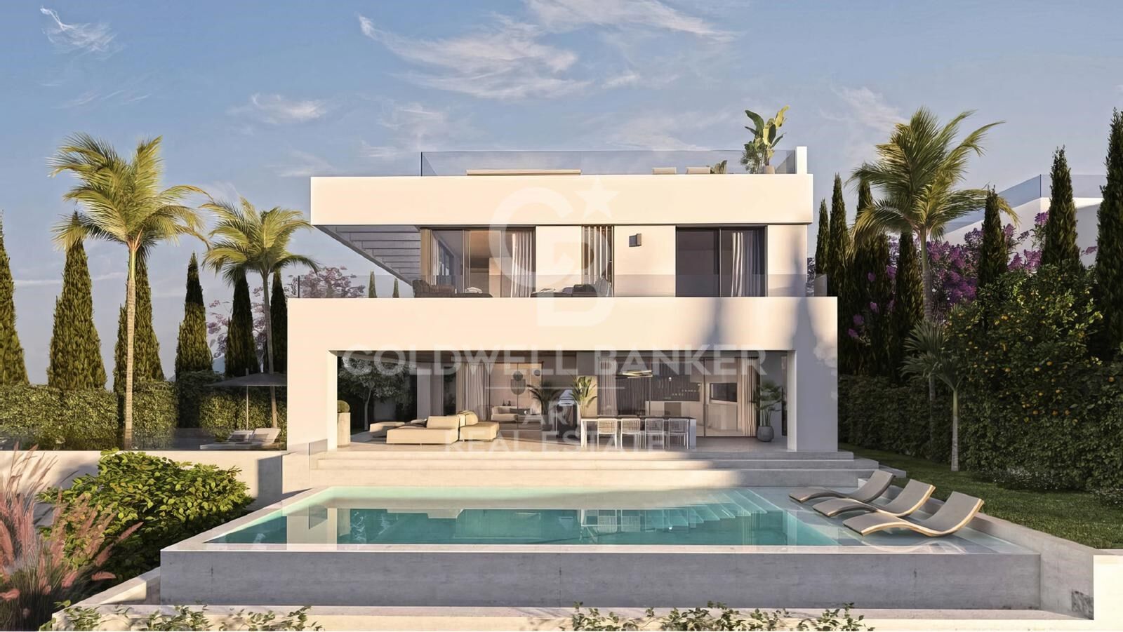 Villa de lujo con vistas panorámicas al mar en Bahía de las Rocas, Manilva