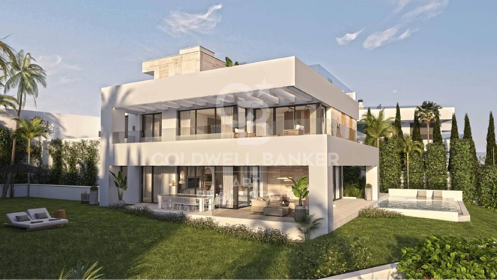 Villa de lujo con vistas panorámicas al mar en Bahía de las Rocas, Manilva