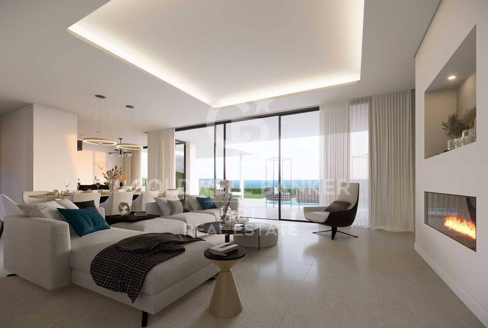 Moderna villa de obra nueva con vistas panorámicas en Valle Romano, Estepona