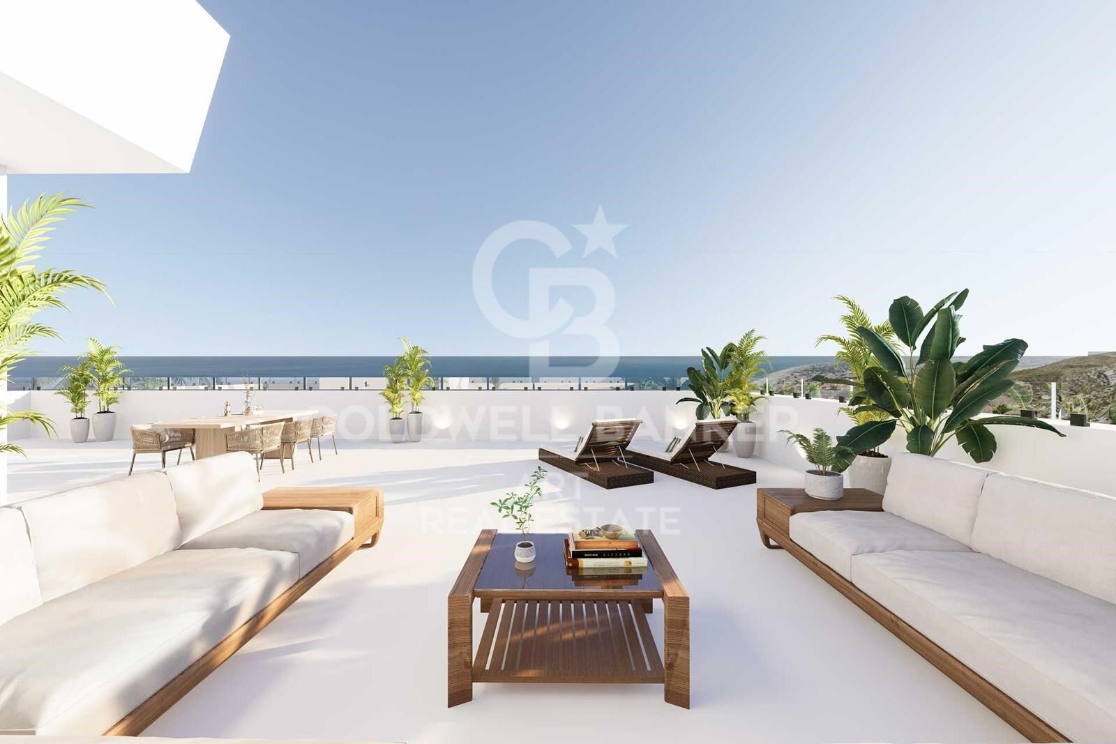 Moderna villa de obra nueva con vistas panorámicas en Valle Romano, Estepona